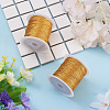 2 Rolls Round PET Metallic Thread MCOR-TADJ0001-01D-01-5