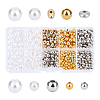 CHGCRAFT 810Pcs 9 Styles Plastic Beads KY-CA0001-14-1