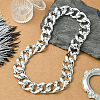1Pc Acrylic Cuban Link Chain Necklaces for Men NJEW-SP0001-09A-S-6