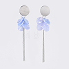 Acrylic Imitation Pearl Dangle Earring EJEW-JE03611-05-1