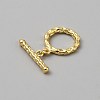 Brass Toggle Clasps for Necklace Bracelet Accessories KK-WH20005-03G-05-2