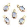 Eco-Friendly Brass with Glass Pendants X-KK-K268-01J-1