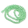 Transparent Electroplate Glass Beads Strands LS-EGLA-A039-T4mm-A24-2