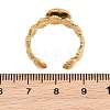 Shell Shape 304 Stainless Steel Cuff Ring Components SA-CBA098D-04G-A-3