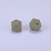 Hexagonal Silicone Focal Beads SI-JX0020A-113-1
