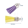 60Pcs 30 Colors Faux Suede Tassel Pendant Decorations FIND-YW0001-13P-3