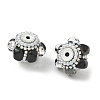 Sparkling Acrylic Rhinestone Beads CLAY-NH0003-01S-02-2
