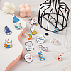 Yilisi 16Pcs 16 Style Chemistry Science Alloy Enamel Brooches Set JEWB-YS0001-01-6