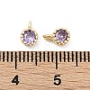 Brass Pave Cubic Zirconia Pendants KK-H204-03KCG-03-3