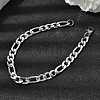 201 Stainless Steel Curb Chain Bracelets for Men STAS-T077-22A-01P-1