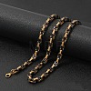 Titanium Steel Byzantine Chains Necklaces for Men FS-WG56795-169-1