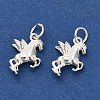 925 Sterling Silver Horse with Wings Charms STER-P071-11S-2