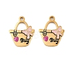 304 Stainless Steel with Enamel Pendants SA-CBAA937-10A-G-1