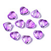 Transparent Spray Painted Glass Beads LS-GGLA-S054-012A-01-1