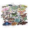 50Pcs Moth Theme Paper Self-Adhesive Picture Stickers AJEW-S086-04-2