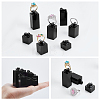 7Pcs 7 Sizes Acrylic Ring Display Riser Stand Sets ODIS-WH0099-256B-3