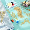  12Pcs 6 Style Polyester Computerized Embroidered Cloth Patch DIY-NB0007-03-2