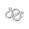 Brass M-Hook Clasps LS-KK-CBA0DF0-14B-P-2