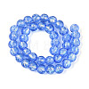 Handmade Foil Lampwork Beads Strands FOIL-K003-06A-14-2
