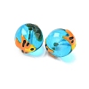 Ocean Theme Handmade Glass Enamel Beads LAMP-D304-02E-3