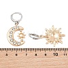 Brass with Crystal Rhinestone Earrings & Necklaces WG06C1A-09-3