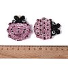Handmade Polymer Clay & Rhinestone Big Pendants FIND-Q123-01B-3