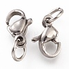 Tarnish Resistant 304 Stainless Steel Lobster Claw Clasps LS-STAS-G240-01A-P-3