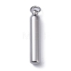 Openable 304 Stainless Steel Urn Ashes Pendants STAS-D097-14P-1