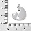 304 Stainless Steel Pendants STAS-I327-02P-01-3