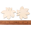 Undyed Wooden Big Pendant X-WOOD-TA0002-19-7