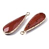 Natural Red Jasper Pendants G-S359-319E-3