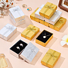 12Pcs 2 Colors Cardboard Necklace Boxes CBOX-PH0001-11-4