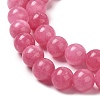 Natural Dyed Jade Beads Strands G-M402-C03-12-3
