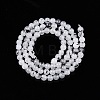 Dyed Natural White Jade Beads Strands G-T140-4mm-A02-3