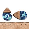 Resin and Walnut Pendants LS-FIND-R051-15H-3