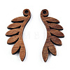 Natural Walnut Wood Pendants X-WOOD-T023-20-1