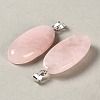 Natural Rose Quartz Pendants GG-CBACB71-01P-18-2