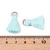 Polycotton(Polyester Cotton) Tassel Pendant Decorations X-FIND-S280-11-3