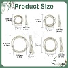 400Pcs 4 Styles Open Jump Rings Brass Jump Rings KK-FS0002-08P-3