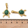 Synthetic Malachite Pendants STAS-L309-03G-3