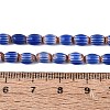Handmade Millefiori Glass Barrel Beads Strands LA-N002-01A-4