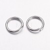 Tarnish Resistant 304 Stainless Steel Open Jump Rings STAS-E066-07-5mm-2