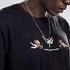 Hip Hop Stainless Steel Sandblasted Palm Tree Pendant Necklaces for Men DF1150-2-3