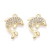 Alloy & Crystal Rhinestone Pendants PALLOY-T095-11KCG-1