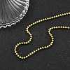 2.5MM Brass Ball Chain Necklaces NJEW-K312-01G-2