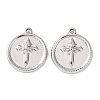 304 Stainless Steel Pendants STAS-P432-01F-P-1
