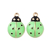 Alloy Enamel Pendants LS-ENAM-R149-14A-G-1