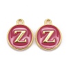 Golden Plated Alloy Enamel Charms LS-ENAM-S118-08Z-1