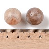 Natural Cherry Blossom Agate No Hole Sphere Beads G-K353-04D-33-3