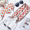 2Sets 2 Colors Polyester Ribbon Eyeglasses Chains AJEW-SP0006-03-4
